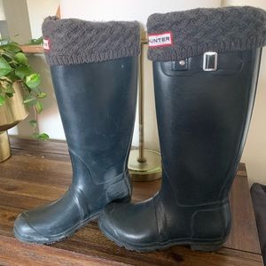 Hunter rain boots size 7
